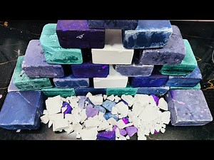 Dyed Chalk ASMR Crushing | Gym Chalk ASMR Crush For relaxation