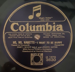 Binnie Hale And Joseph Coyne With Palace Theatre Orchestra / Binnie Hale And Seymour Beard With Palace Theatre Orchestra - I Want To Be Happy / Tea For Two