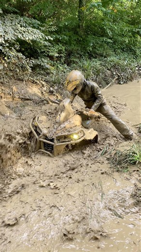 RENEGADE vs DEEP WATER! #atv #offroad #atvoffroad #canam #renegade