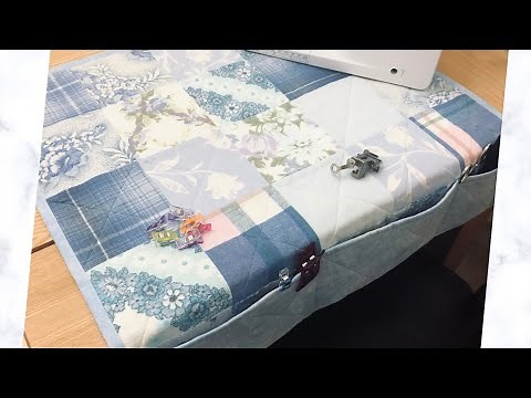 Sewing machine mat with pockets - Lizzy Curtis