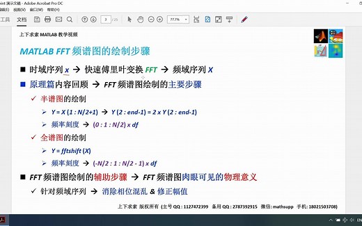 MATLAB教学视频：详解快速傅里叶变换FFT（案例篇）