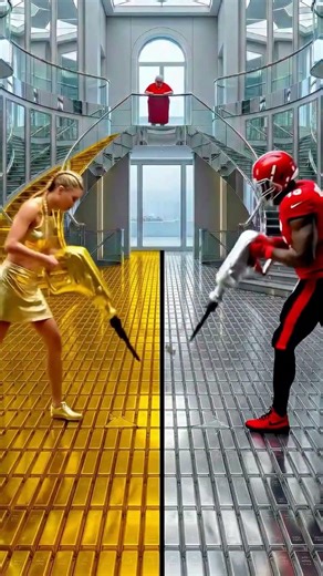 THIS Double Layered Silver & Gold Floor Is INSANE 😱