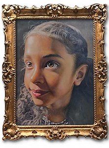 Custom portrait painting from photo, Hand Painted with oil on canvas, Personalized Art works for Birthday, Wedding, Anniversary, Unique and Original.