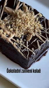 203K views · 630 reactions | Turski klasik, čokoladni zaliveni kolač. Savršeno mekan, sočan i duplo čokoladan 襤 Recept & ️ @_miris_dunja ❤️ | Domaći recepti | Facebook
