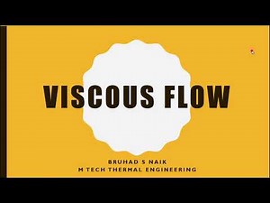 Fluid Mechanics | Lecture 3| Flow between 2 parallel Plates | Shear Stress, Velocity & Pressure Drop