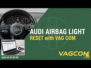 How to Reset Audi Airbag Light Using VAGCOM (VCDS) | Works on A3, A4, A5, A6, A8 Models
