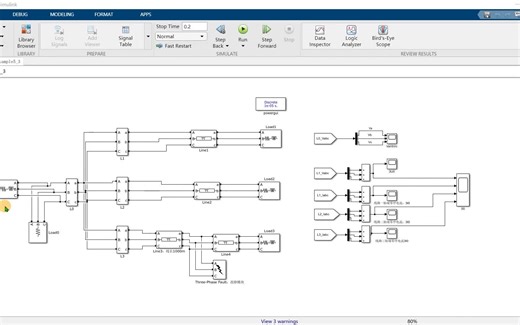电力系统-小电流接地系统matlab simulink短路仿真分析