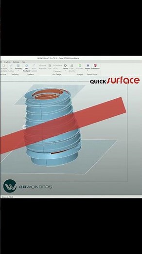 Reverse Engineering Complex Threads with QUICKSURFACE | Scan to CAD Workflow