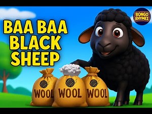 Ba Ba Ba Ba Black Sheep | Animated Nursery Rhyme | Bongo Rhymes 🐑 ✅#nurseryrhymes
