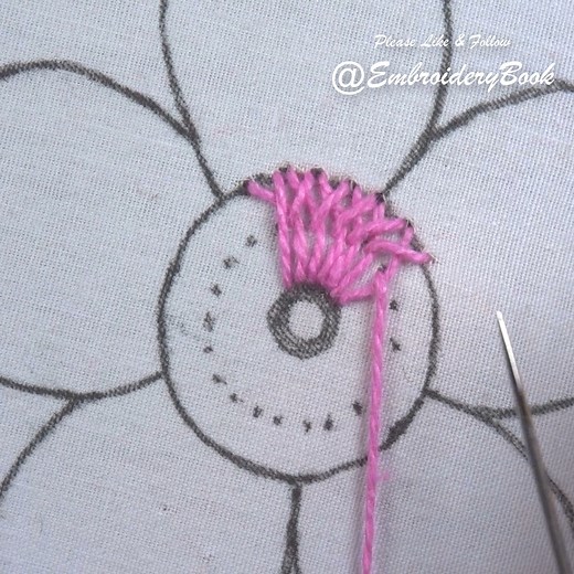 4.5K views · 81 reactions | Hand Embroidery new twisted chain stitch amazing flower design #trending #viral #virals #embroidery #handmade #trendingnow #HandEmbroidery #trendy #embroiderydesign #reelsvideo #reelsviral #viralreels | EmbroideryBook | Facebook