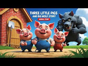 The Three Little Pigs: Full Story for Kids (English Fairy Tale)