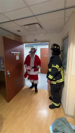 We had a special visit from Santa and the Creve Coeur Fire District. They delivered gifts made possible thanks to a generous family as a way to remember their loved one this time of year. Here’s what the CCFD shared with us about Fran. For many years, we as firefighters and paramedics of the Creve Coeur Fire District had the privilege of responding to calls for Mr. Francis “Fran” Austin. Over time, he became more than just a patient. He was a familiar face and a valued member of our community. M