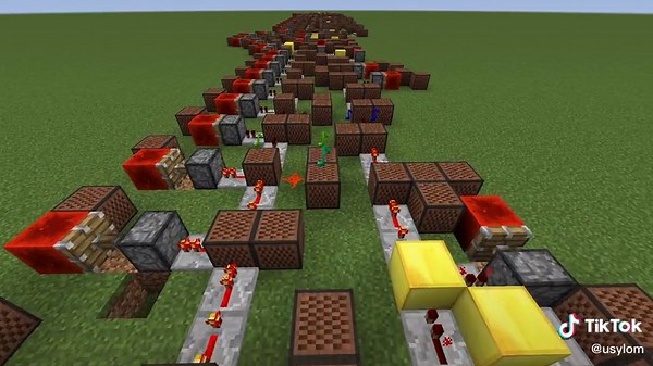 Counting Stars part 2! Not as good as part 1, but I just had to do it 😁 #fyp #countingstars #onerepublic #minecraft #noteblock