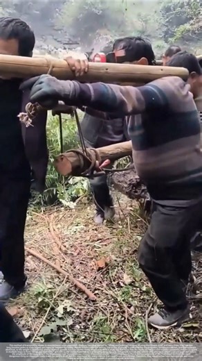 Methods for moving heavy objects on mountain trails