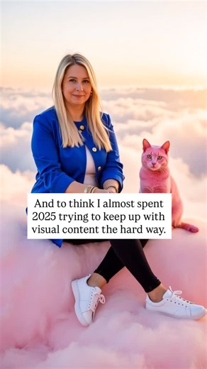I really thought this was just part of running a business. Scrolling my phone for a usable photo. Retaking videos. Deleting them. And then not using anything! 😂 It was a complete waste of time! It turns out the problem wasn’t consistency or effort. It was the way I was trying to show up. There is an easier way. Comment GUIDE and I’ll show you how I create images and videos in minutes without filming anything. | Rachel Green