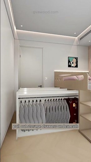 Ultimate Kids’ Loft Bed! 🏡✨ Smart & Stylish Space-Saving Ideas! #KidsRoom #SmartStorage