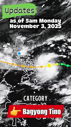 13K views · 165 reactions |  Updates  Typhoon TINO (As of Nov. 3,...