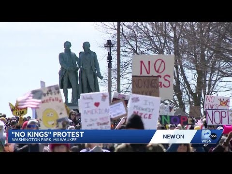 Milwaukee joins nationwide 'No Kings' protests on Saturday