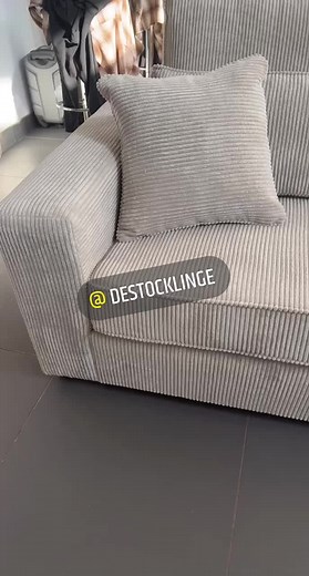 Magnifique canapé d'angle tissus velours côtelé ♥️♥️♥️ #design #deco #decoration #tiktokfrance #canape #maison