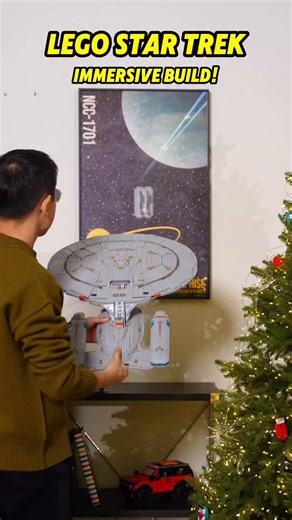 Jerry Ma on Instagram: "Build LEGO Star Trek with me!#legocollection #legostartrek #startrek #legodisplay #startrekenterprise"