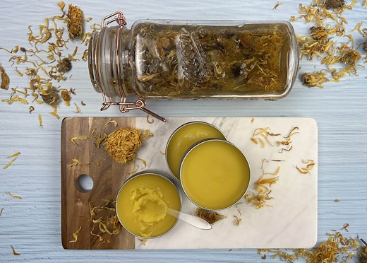 Calendula Salve Recipe | A Healing Salve for Eczema and Delicate Skin