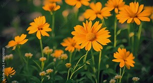 Calendula Flowers: Yellow Petals Symbolize Healing Past Heartaches and Opening Hearts to Love. Concept Self-love, Healing, Emotional Wellness, Flower Symbolism, Heart Chakra