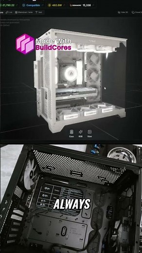 PC Build: Checking Motherboard Standoffs for Safe Installation #shorts