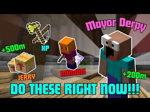 8 Things You NEED to do During DERPY!!! (Hypixel Skyblock Guide)
