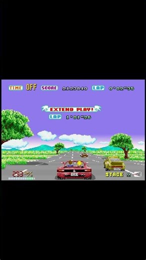 #shorts 【PC】アウトラン CannonBall 海外コース ゴールE！ #アウトラン #OutRun #CannonBall #SEGA #セガ #レトロゲーム #テスタロッサ #2021年