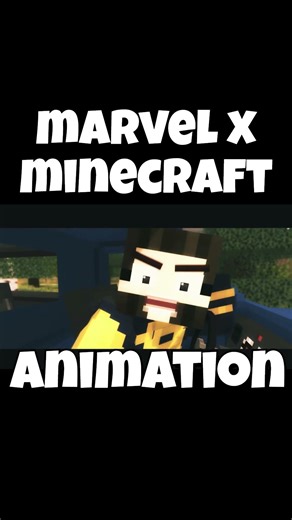 Marvel x Minecraft Animation - Wolverine & Deadpool Part 2 #shorts #animation #minecraft