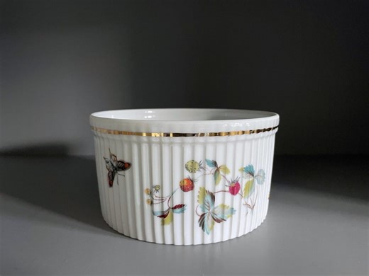 Royal Worcester Strawberry Fair Soufflé Dish: Oven to Table - Size 2 - Etsy