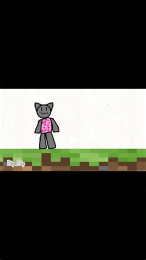 animação curta simple nyan cats vs minecraft #fypシ #nyancat #drawing #draw #flipaclip