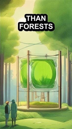 Microalgae: Faster Air Cleaners Than Trees? #Shorts