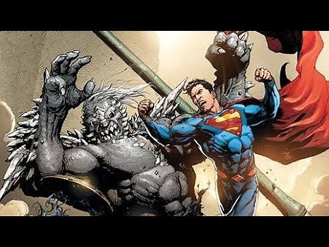 Superman reminds Doomsday how powerful he is