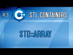 C++ Tutorial - std::array (for beginners)