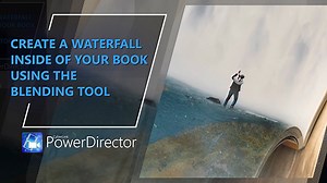 Create a waterfall inside of your book using the blending tool