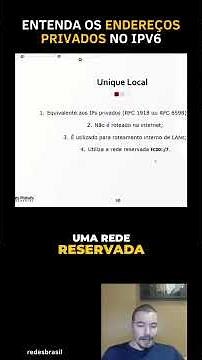 Entenda os Endereços Privados no IPv6