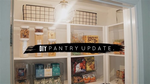 DIY pantry makeover