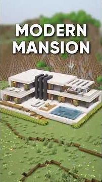Minecraft Tutorial: Modern Mansion 🏡