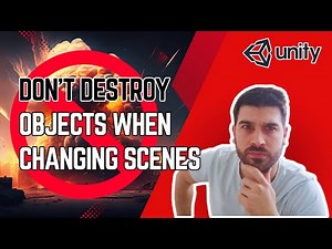 HOW TO KEEP OBJECTS WHEN CHANGING SCENES IN UNITY - DontDestroyOnLoad | Unity Tutorial