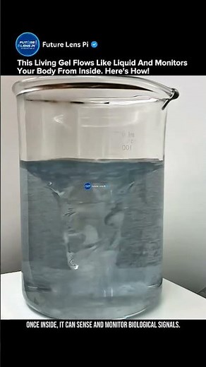 Injectable Living Gel That Monitors Your Body From Inside | Bioelectronic Hydrogel #science #shorts