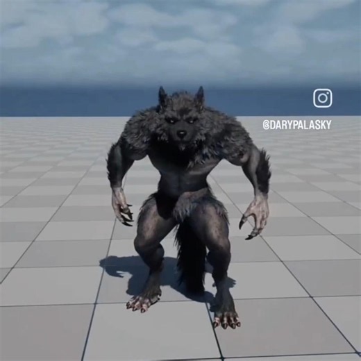 Werewolf | realtime character transformation #ue5 #shorts #unrealengine
