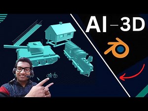 How AI can Generate 3D Models | AI To 3D | AI To Blender