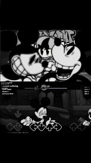 FNF: FRIDAY NIGHT FUNKIN VS WEDNESDAY INFIDELITY MICKEY MOUSE [FNFMOD] #shorts #mickey #mickeymouse