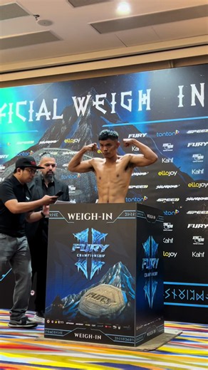 ABOZAR THE MOLOTOK VS PAISAL PANJAITAN | OFFICIAL WEIGH IN Dapatkan Tiket & PPV anda sekarang sebelum terlambat !! FURY CHAMPIONSHIP 2 | 25 JULY 2026 | KARISMA ARENA Tickets: www.wowtix.com.my Stream the full event LIVE exclusively on Tonton. Explore the full fight card, PPV, tickets & event info: https://microsite.tonton.com.my/furychampionship/index.html?v=3 #fury #furychampionship #furychampionshipmy