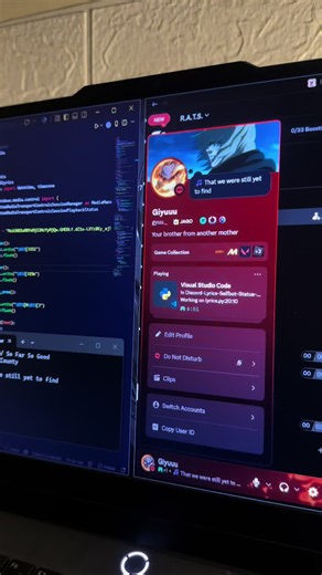 Discord lyrics status ideas for Spotify & Rex Orange County