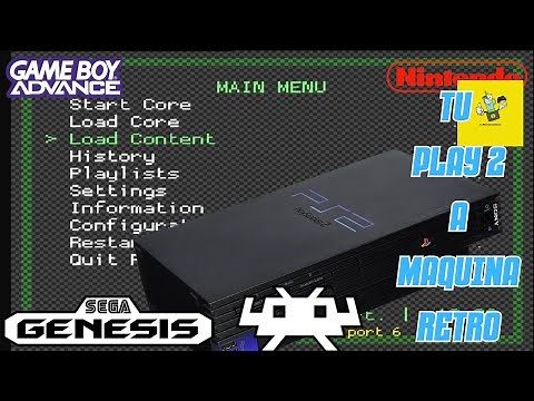 Como instalar retroarch emulador para playstation 2 Free mcboot para NES, SEGA, GBA Tutorial facil
