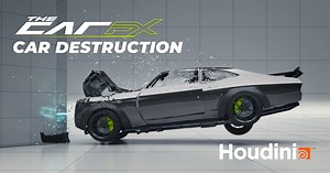 The CarFX - Houdini Car Destruction Course + CG Car Asset