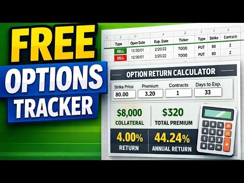 Free Options Spreadsheet Update + New Return Calculator