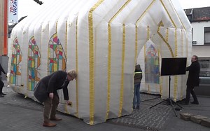 The priest who set up an inflatable church in the Netherlands - Rome Reports